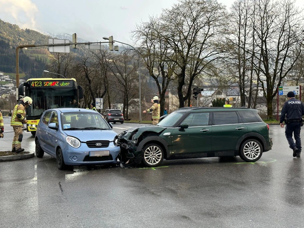 Am Freitag kam es in Schwaz am Nachmittag zu einem Verkehrsunfall. 