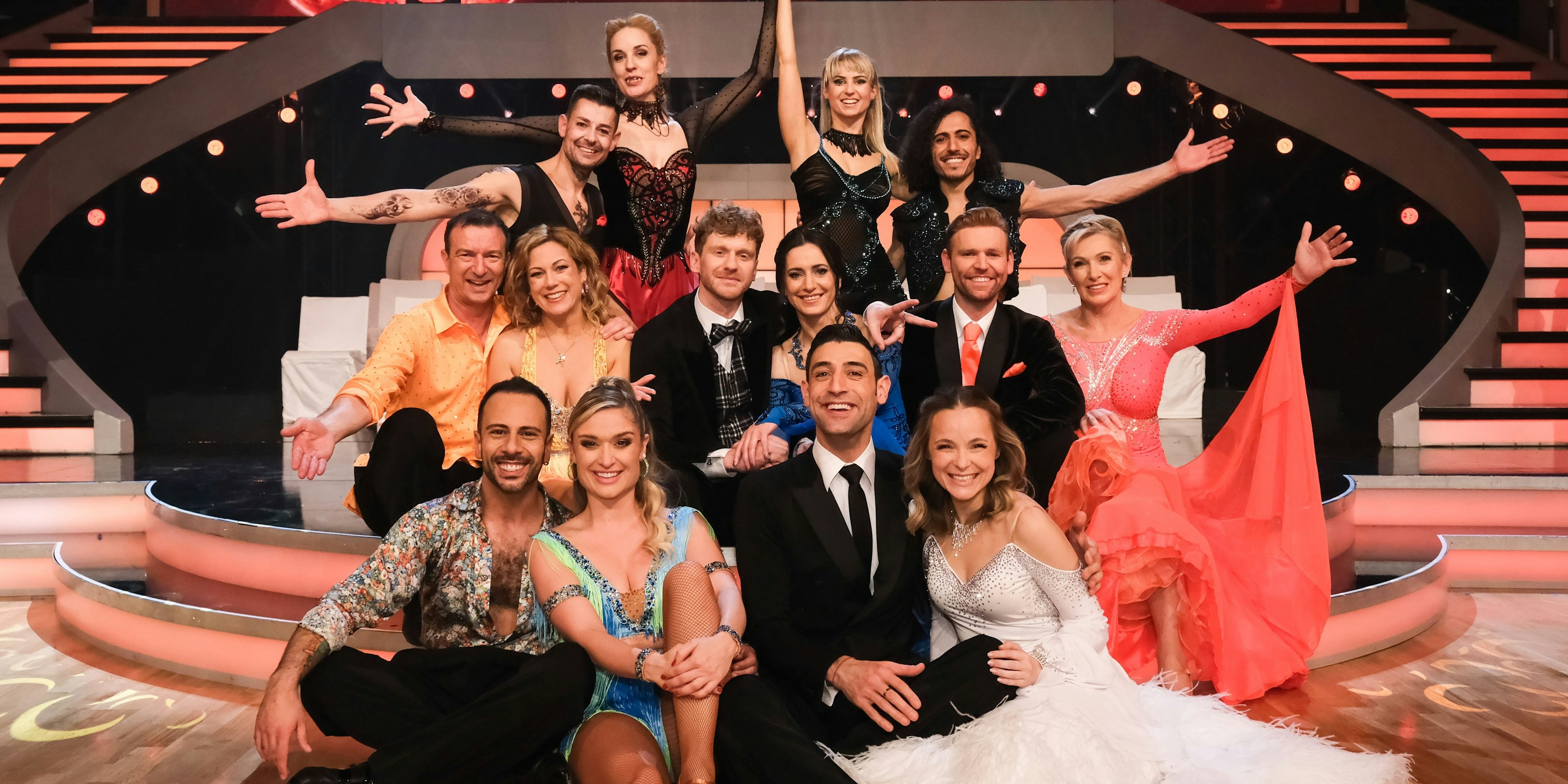 Die sieben verbliebenen Paare brachten große Gefühle auf das Parkett.