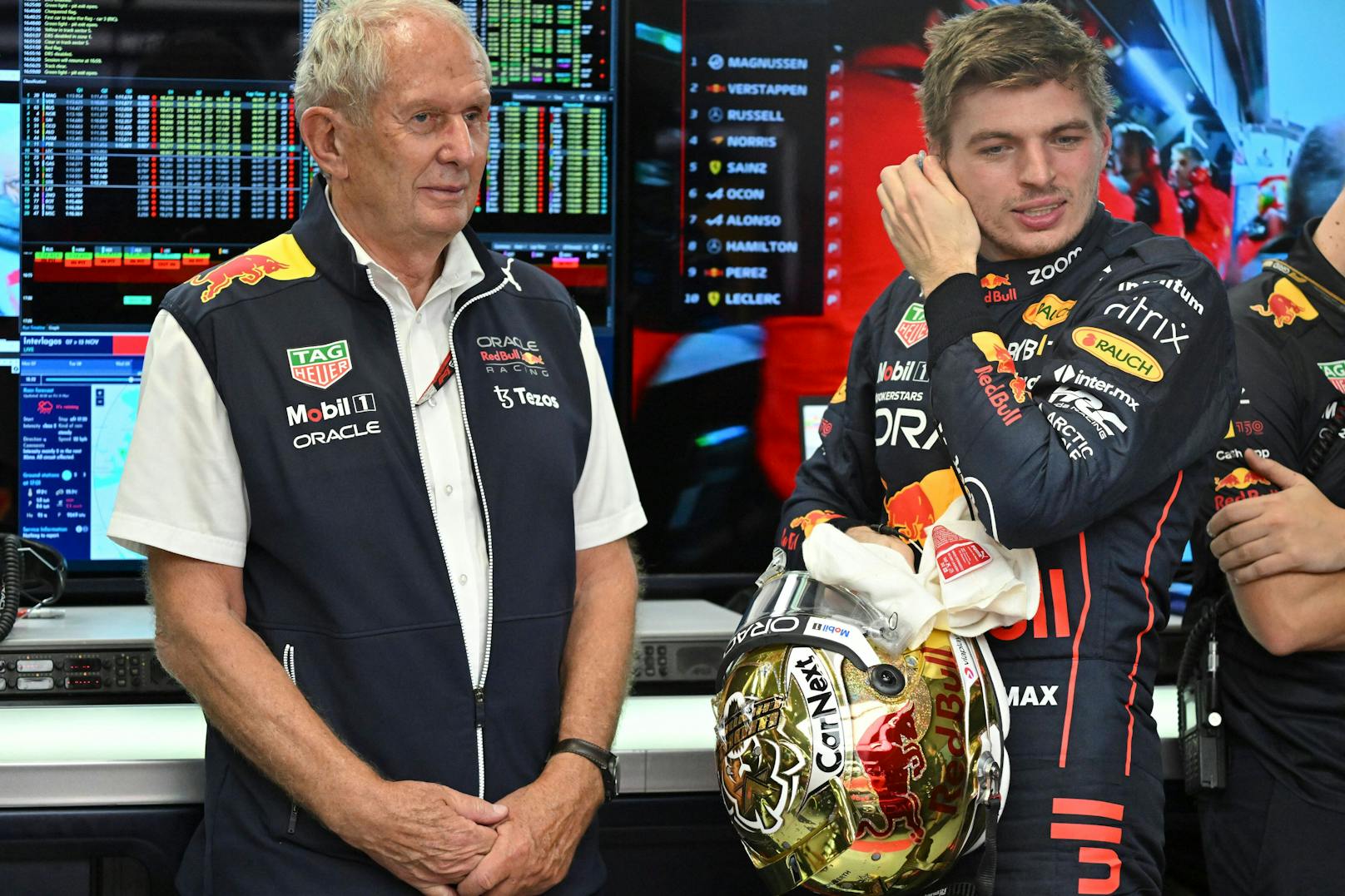 Helmut Marko und Max Verstappen