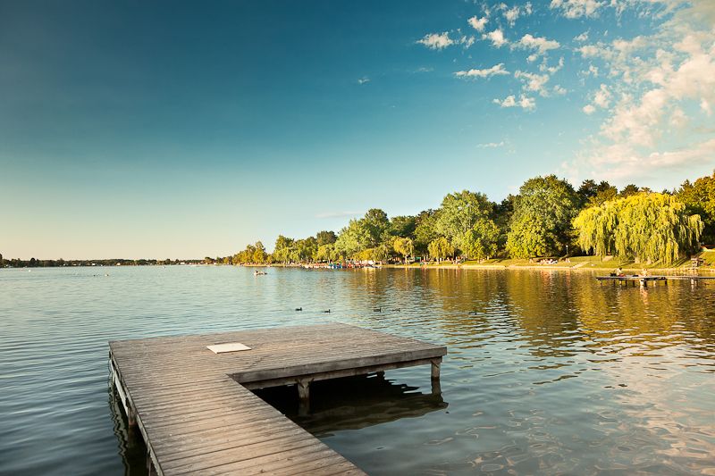 Der Neufelder See im Burgenland wurde am Samstag Schauplatz eines schweren Tauchunfalls.