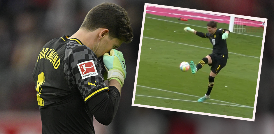 Gregor Kobel hat sich gegen Bayern München einen unglaublichen Schnitzer geleistet. 