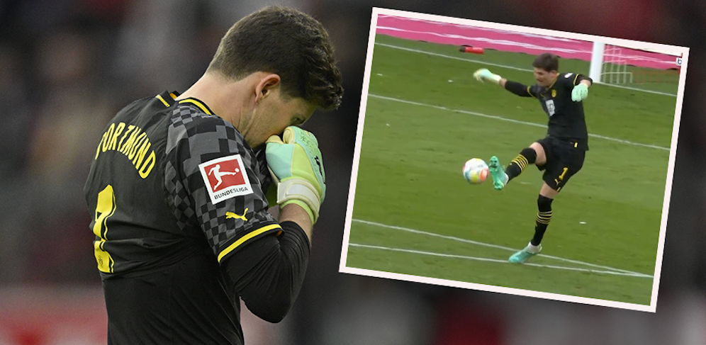 Gregor Kobel hat sich gegen Bayern München einen unglaublichen Schnitzer geleistet. 