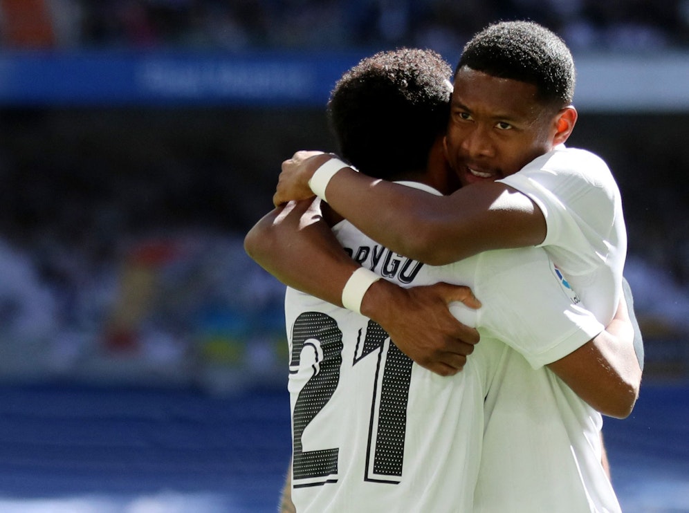 David Alaba jubelt beim Liga-Comeback bei Real Madrid