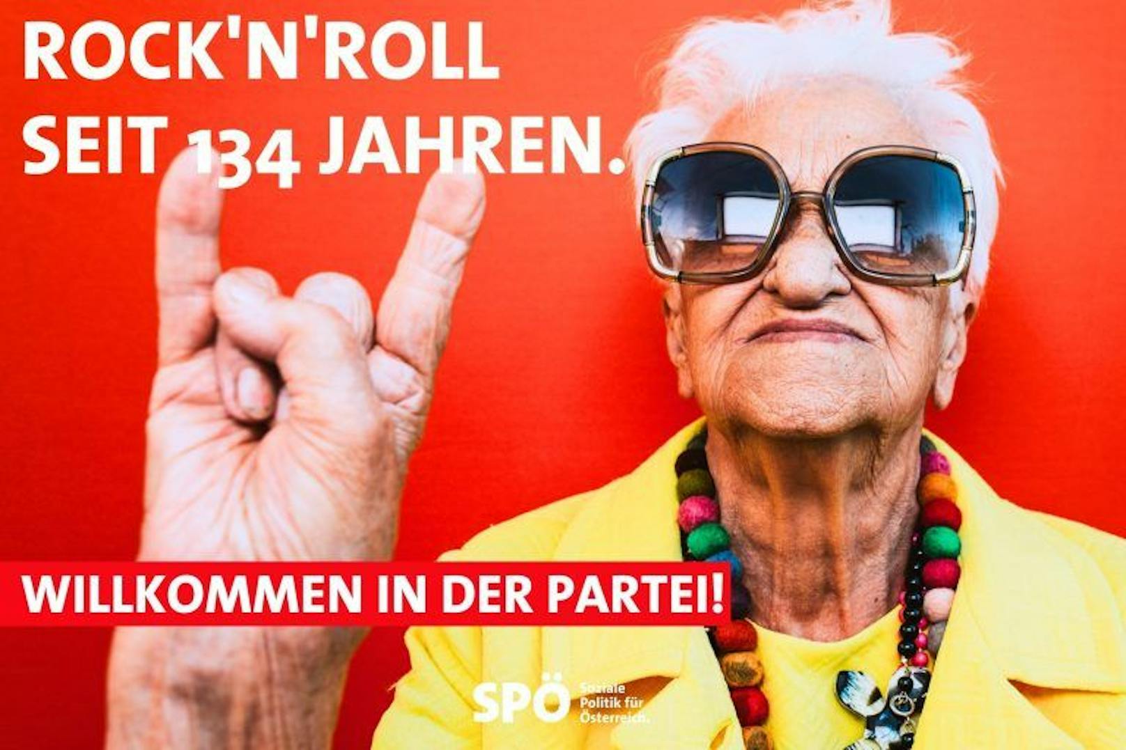 Die SPÖ ringt mit kreativen Sujets und Sprüchen verzweifelt um neue Parteimitglieder.