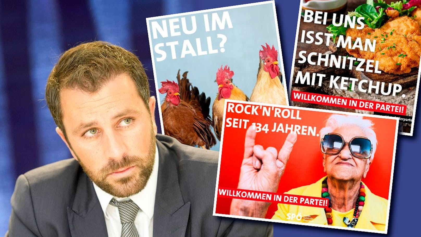 Georg Dornauer, SP-Vizelandeschef in Tirol, übt scharfe Kritik an der neuen SPÖ-Kampagne.