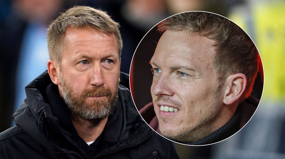 Chelsea feuert Graham Potter (l.), folgt Julian Nagelsmann?