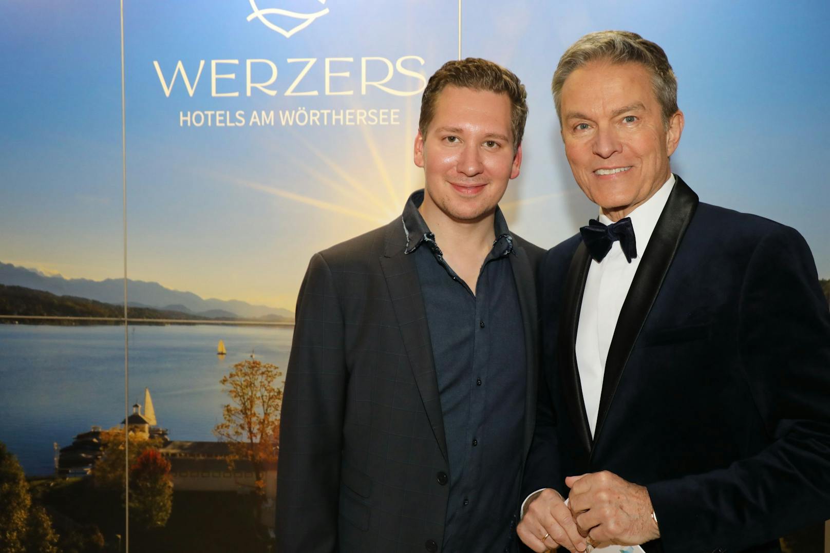 Clemens Trischler mit Alfons Haider, der durch den Gala-Abend führte