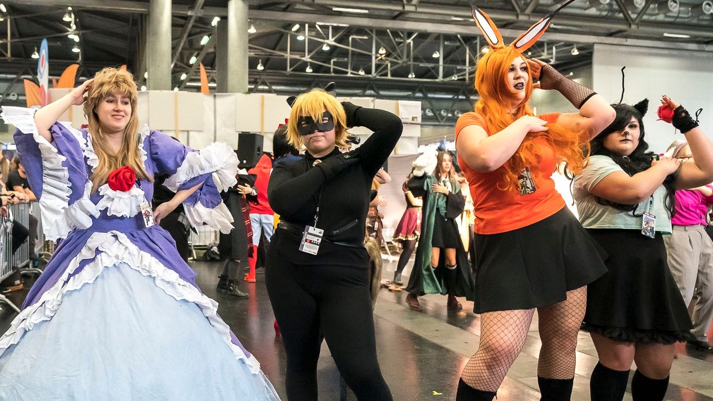 cosplay, showkämpfe, schwertkampf, verkleidungen, vienna comiccon, 20191124 foto: helmut graf/tageszeitung heute
