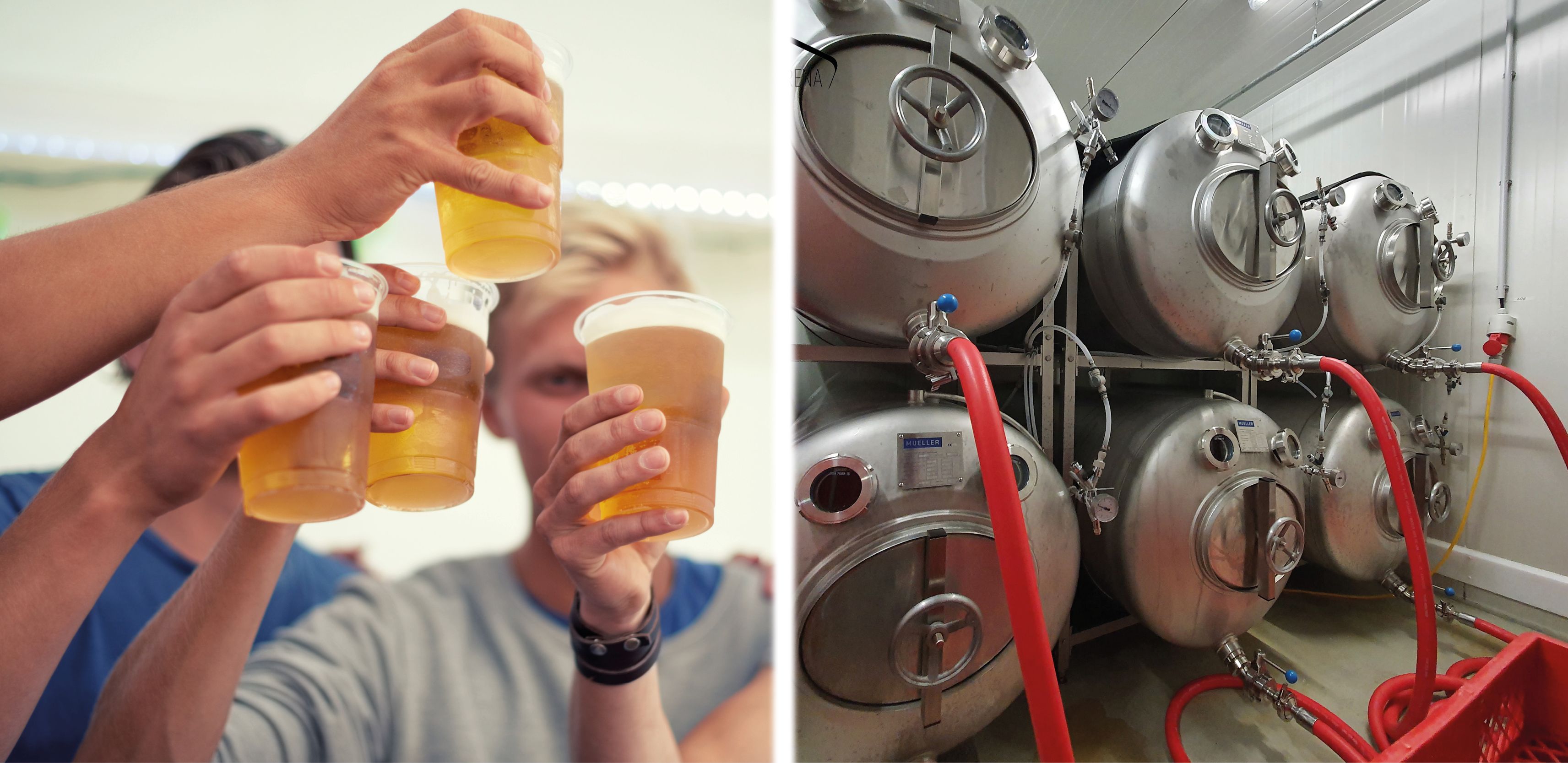 Bier Leitung Linz Raiffeisen Arena