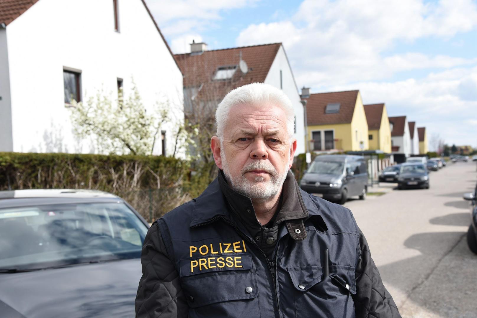 Polizeisprecher Johann Baumschlager von der LPD NÖ war vor Ort.