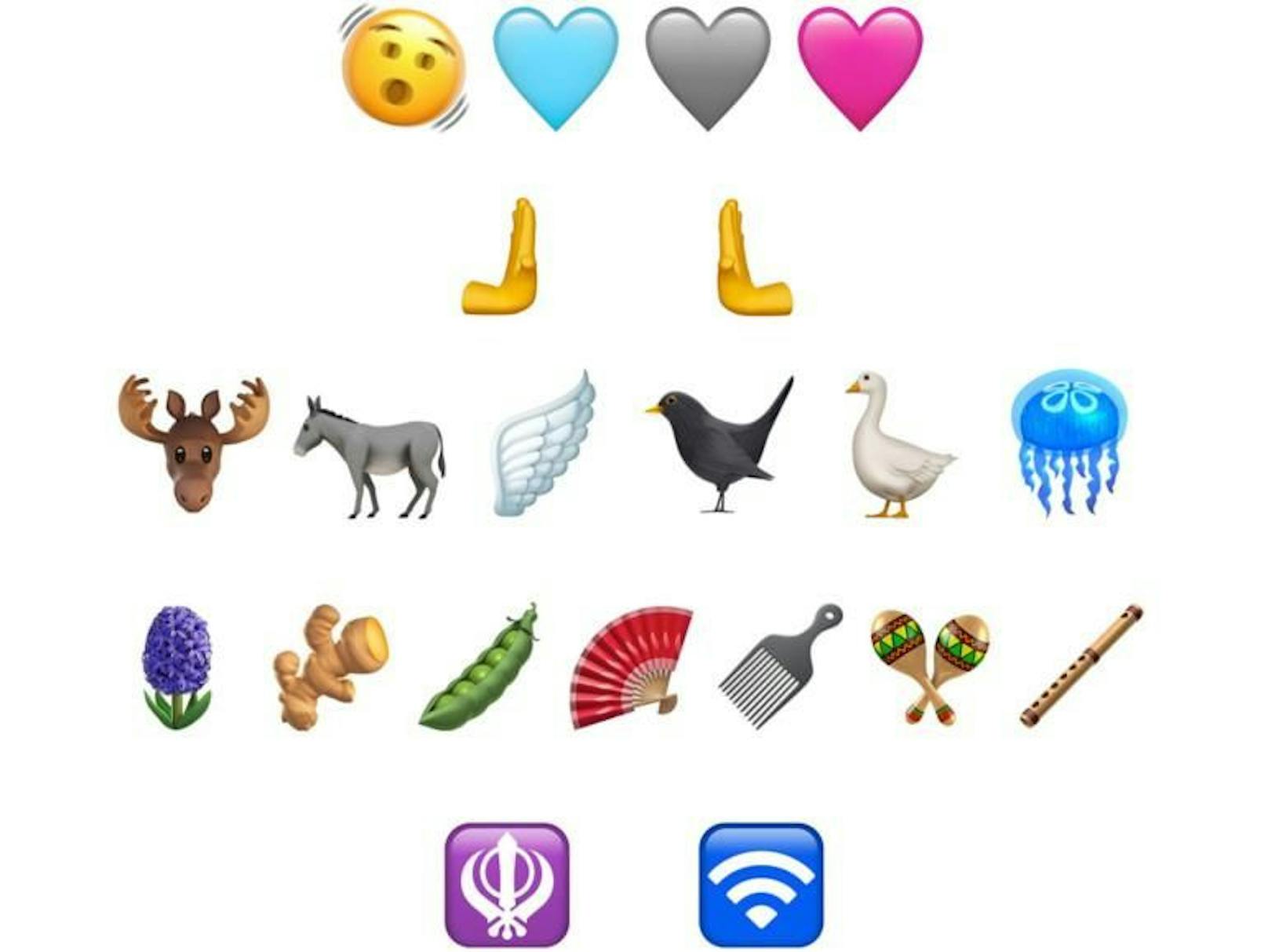 Wer ein iPhone hat, kann nun neue Emojis verschicken. 