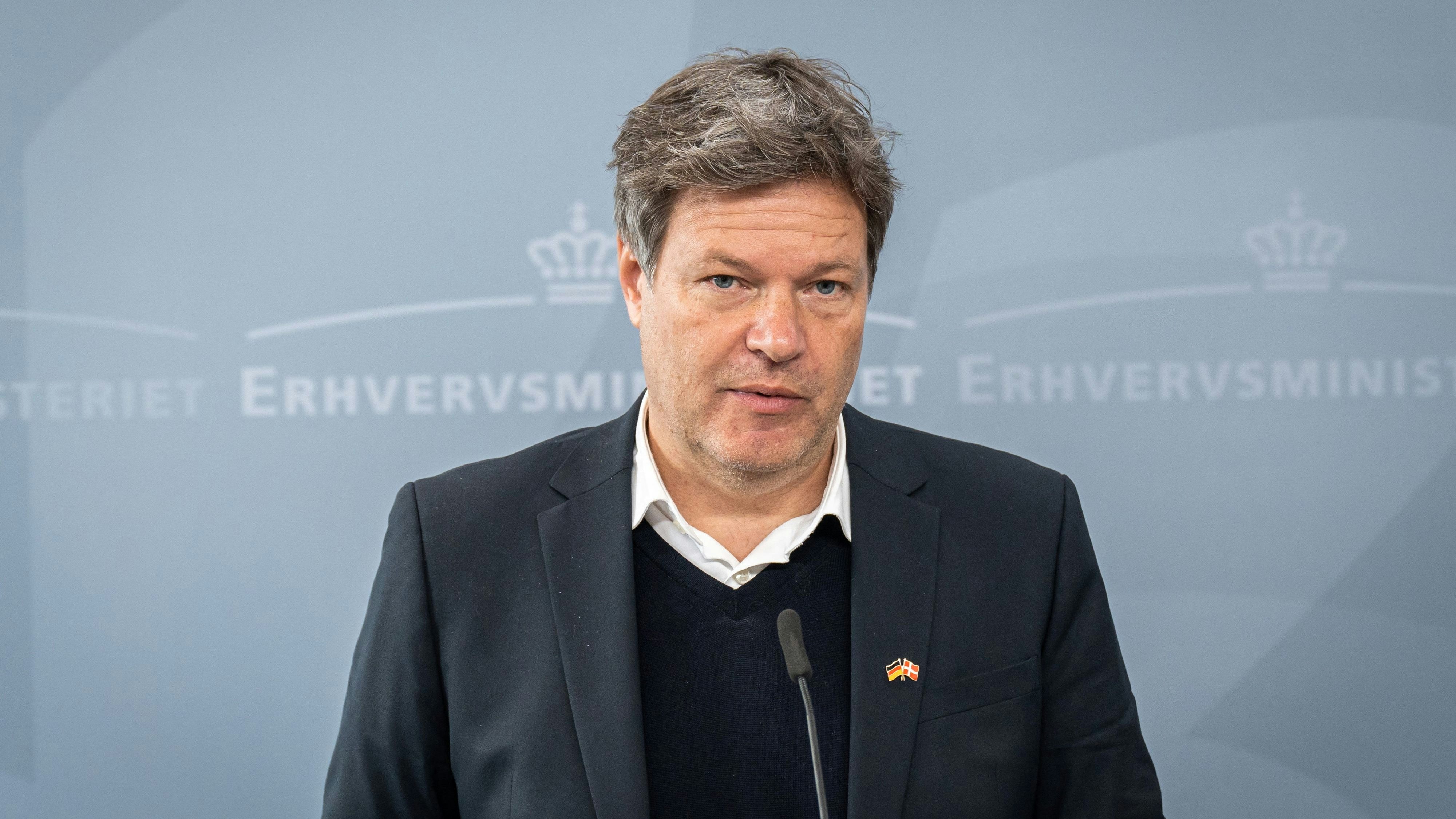 Der deutsche Vizekanzler Rober Habeck. Sein Besuch in Kiew kommt überraschend.