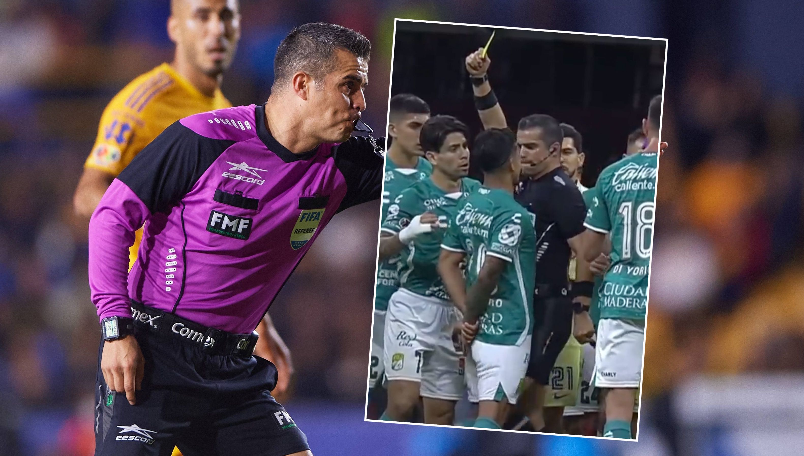 Schiedsrichter Fernando Hernandez teilte kräftig aus
