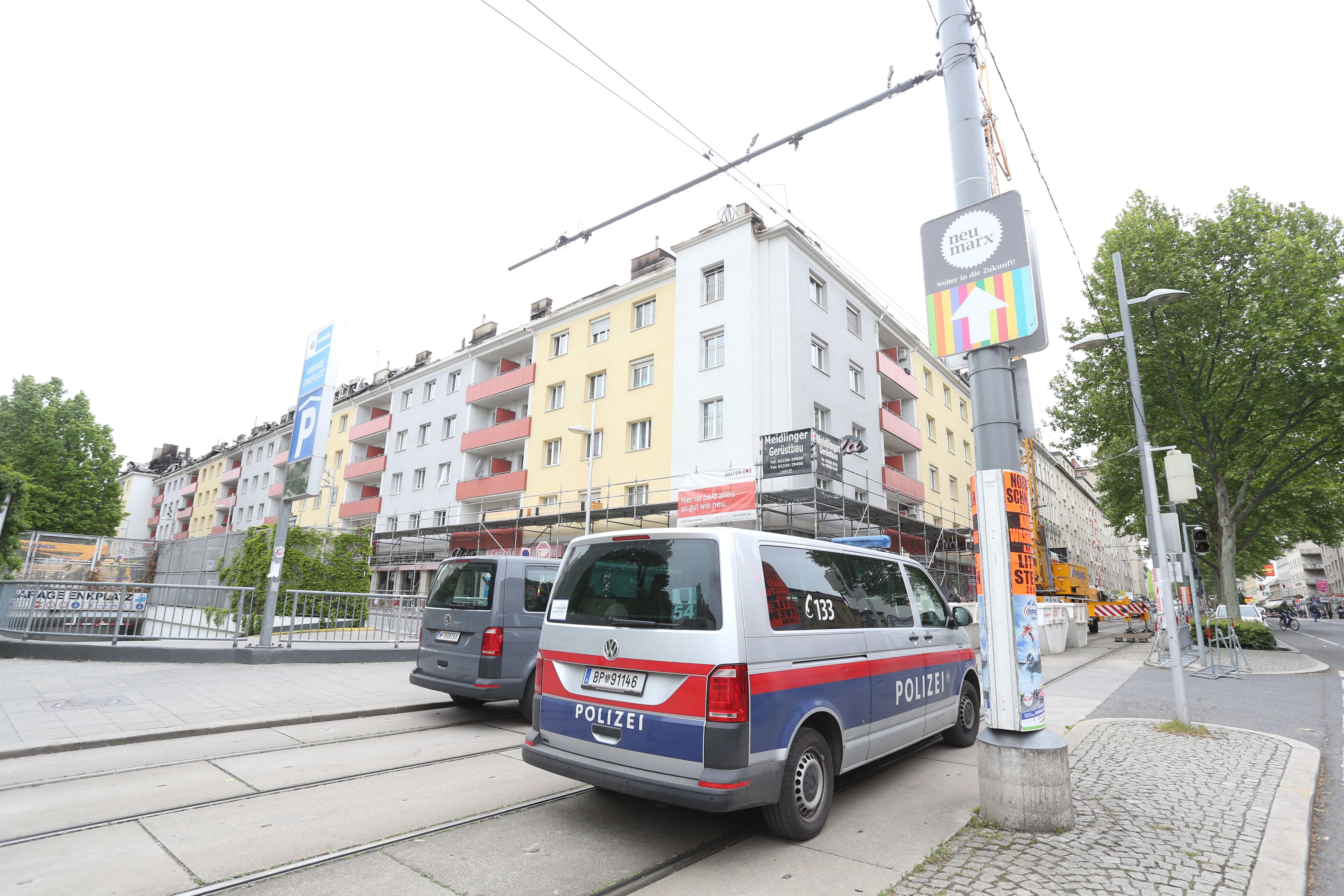 Symbolbild eines Polizeieinsatzes in Wien-Simmering.