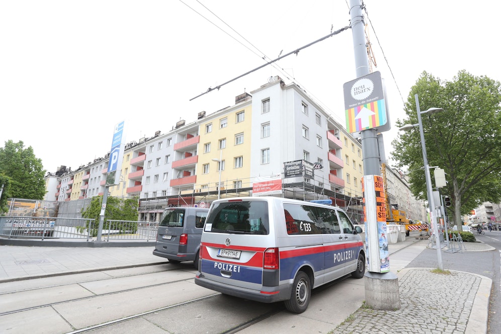 Symbolbild eines Polizeieinsatzes in Wien-Simmering.