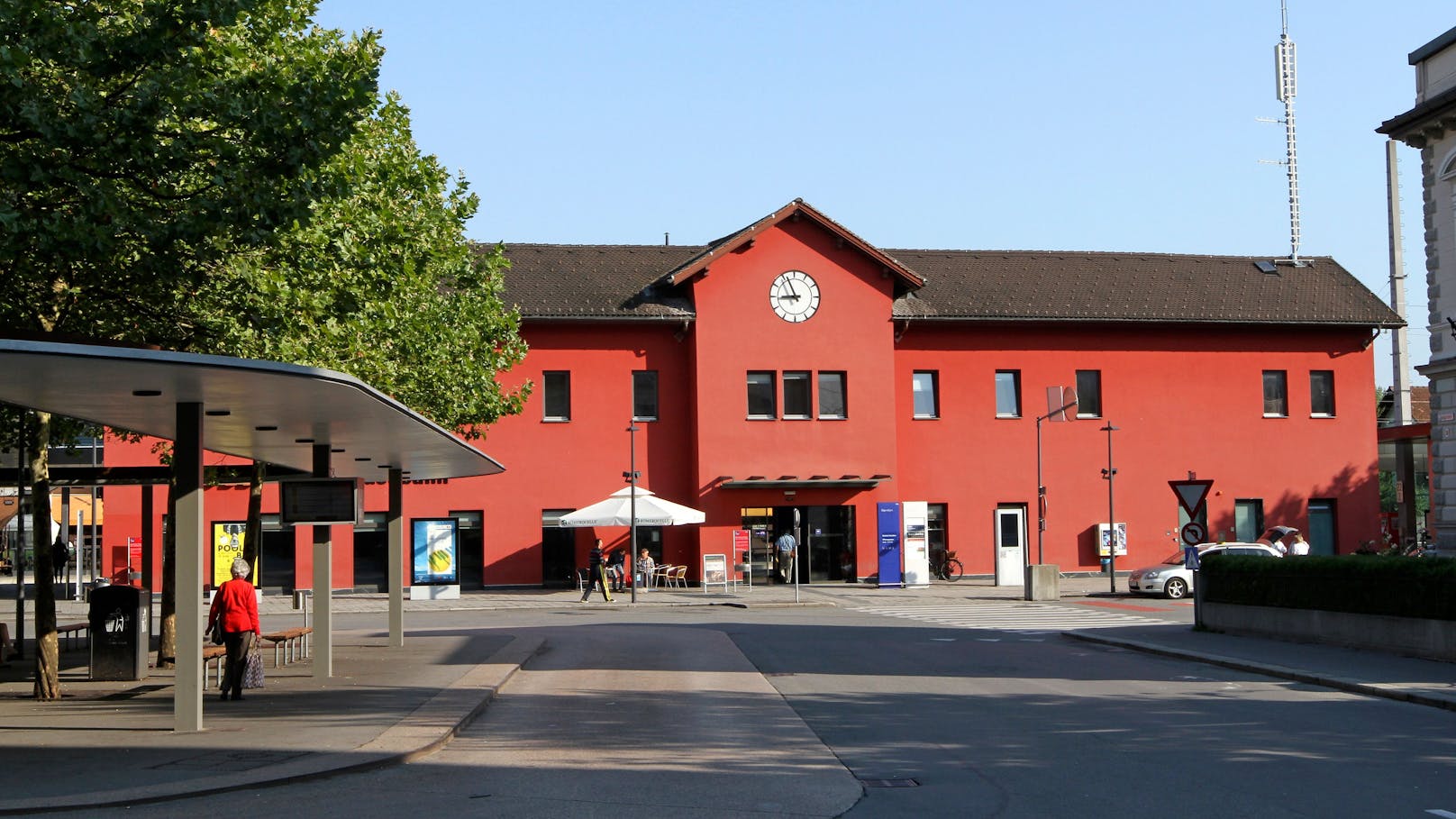 Der Vorfall ereignete sich am Bahnhof Dornbirn.