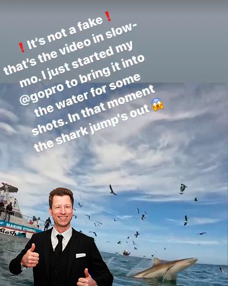 Ex-ÖSV-Star Hannes Reichelt begegnete beim Tauchen einem Hai.