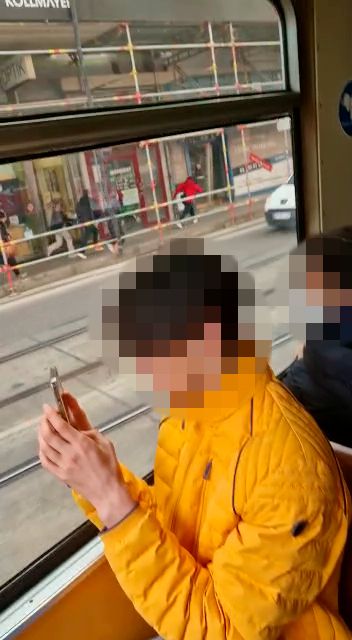 Passanten flüchteten in Panik.