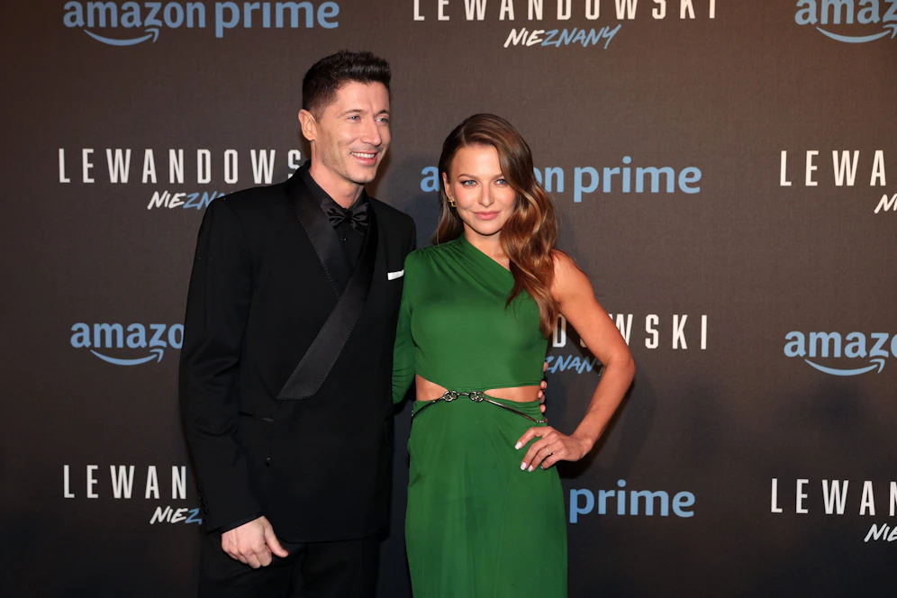 Robert Lewandowski und seine Frau Anna