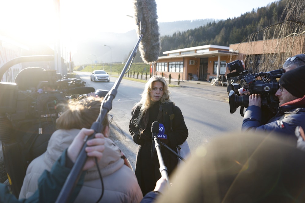Nach ihrer Einvernahme im Bundesamt für Fremdenwesen und Asyl in Leoben machte Anja Windl eine Kampfansage.