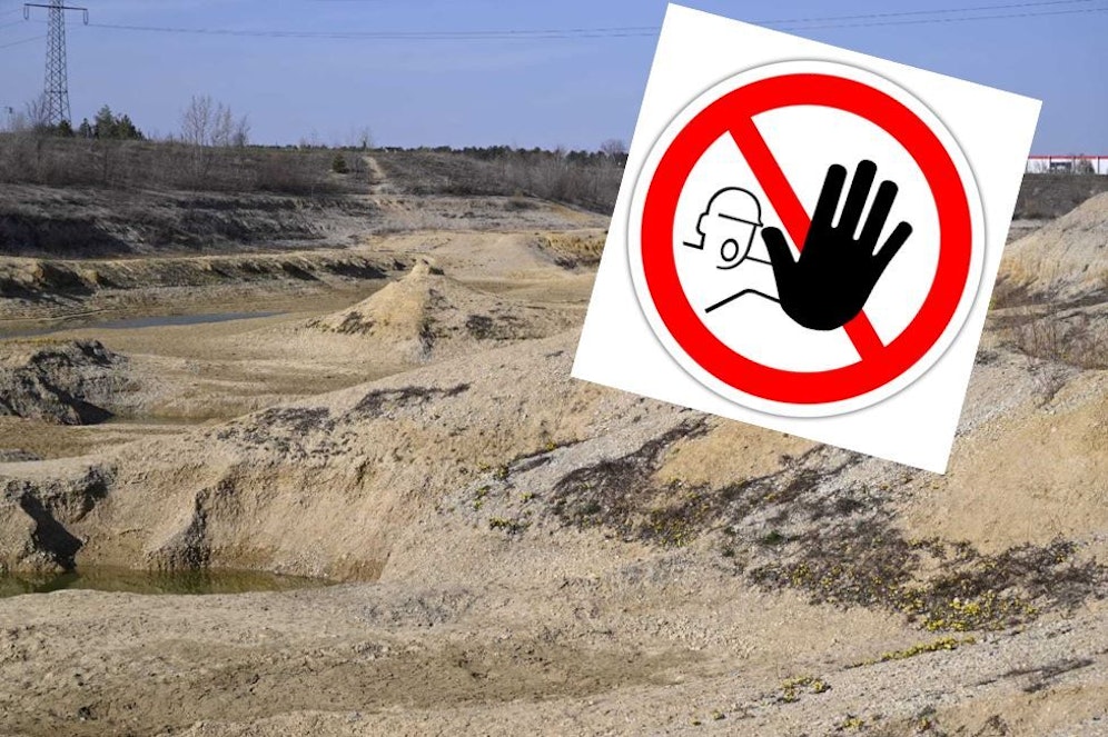 Aus Sicherheitsgründen wurde bereits vor einem Monat ein Betretungsverbot verhängt.