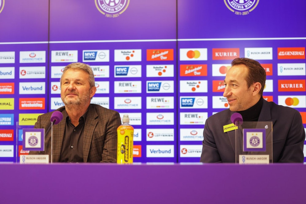 Austria-Sportvorstand Jürgen Werner spricht über seinen Sportdirektor Manuel Ortlechner. 