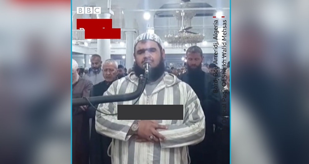 Der Iman aus Algerien ließ sich durch nichts aus der Ruhe bringen.