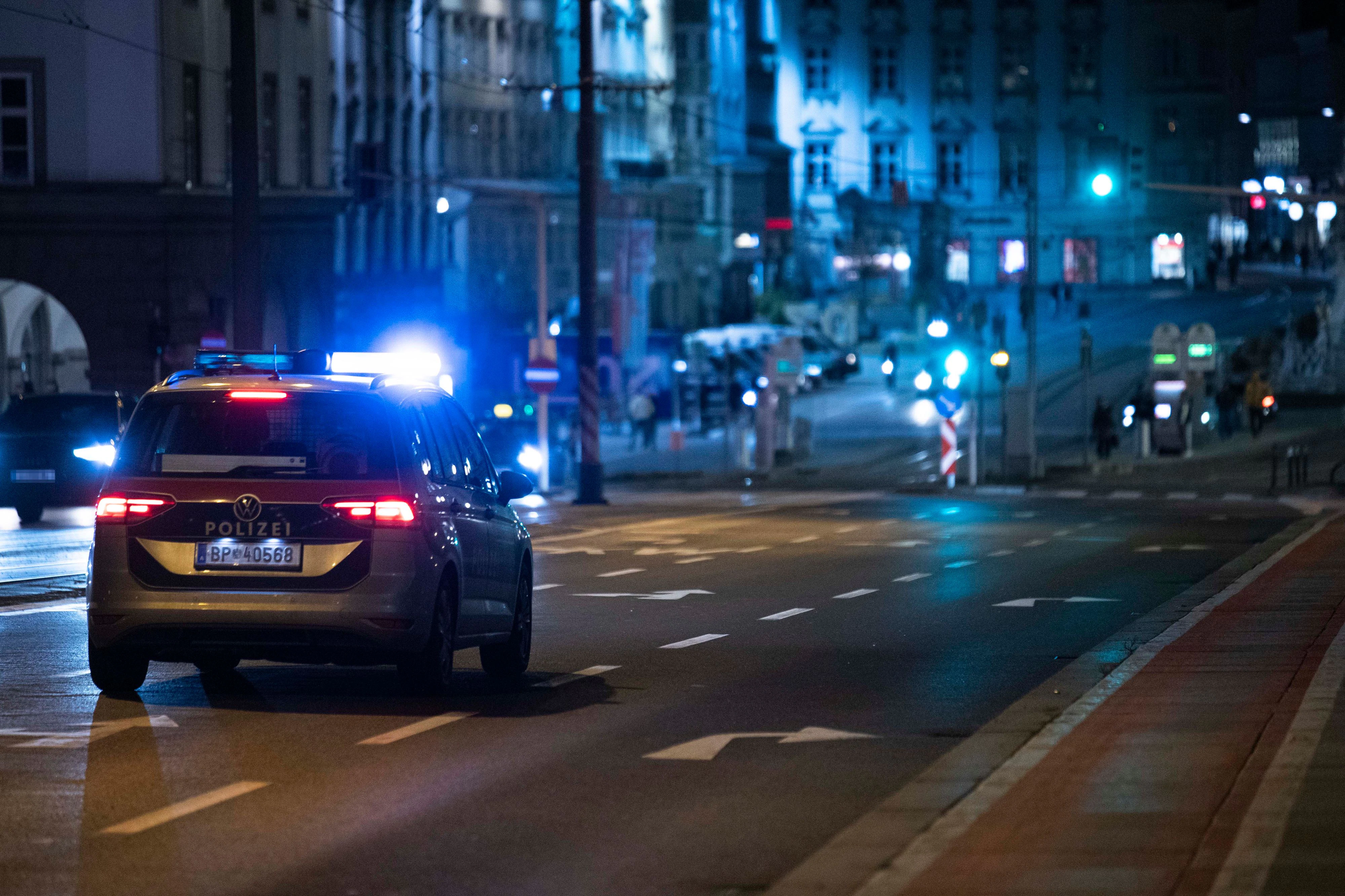 Die Polizei nahm den Mann fest.
