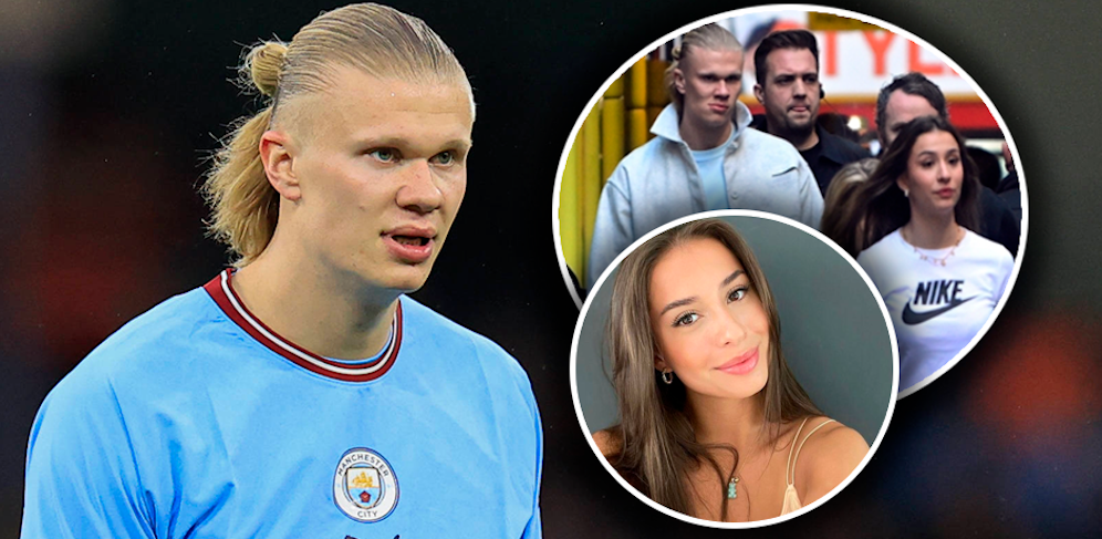 Erling Haaland und seine Herzdame