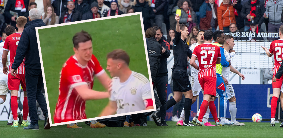 Michael Gregoritsch legte sich nach dem Schlusspfiff mit Joshua Kimmich an. 