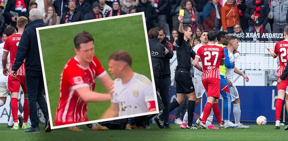 Michael Gregoritsch legte sich nach dem Schlusspfiff mit Joshua Kimmich an. 