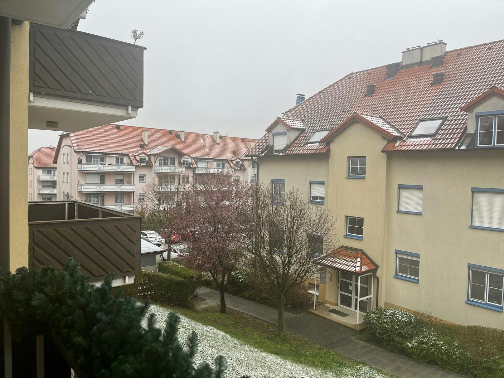 Schnee in Mistelbach