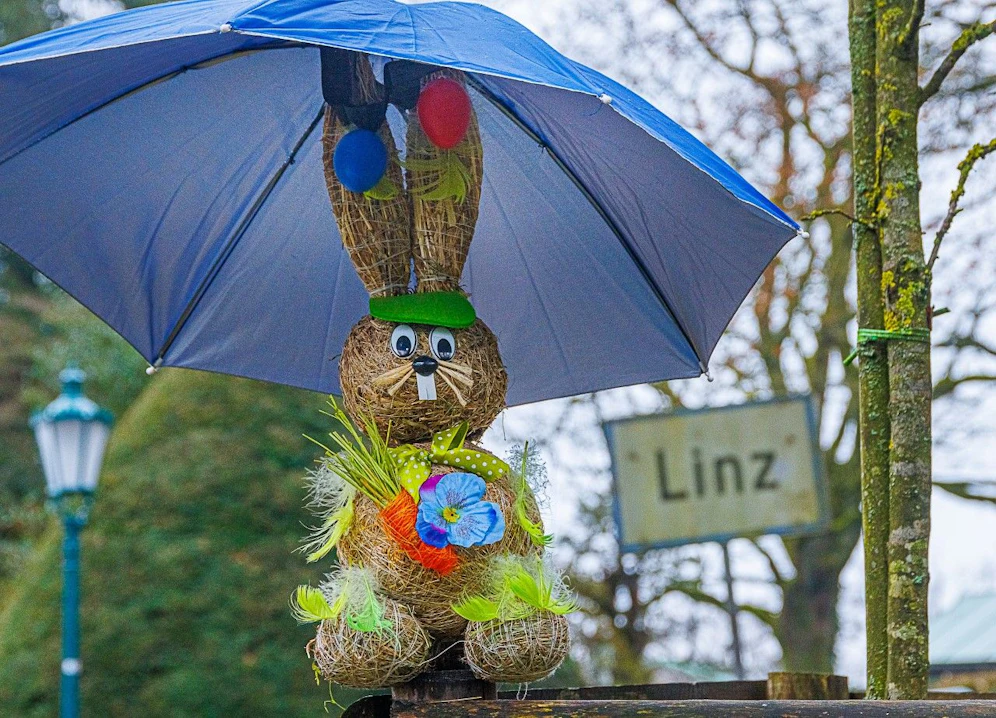 In weiten Teilen des Landes könnte das Wetter zum Eiersuchen freundlicher sein, etwa in Linz.