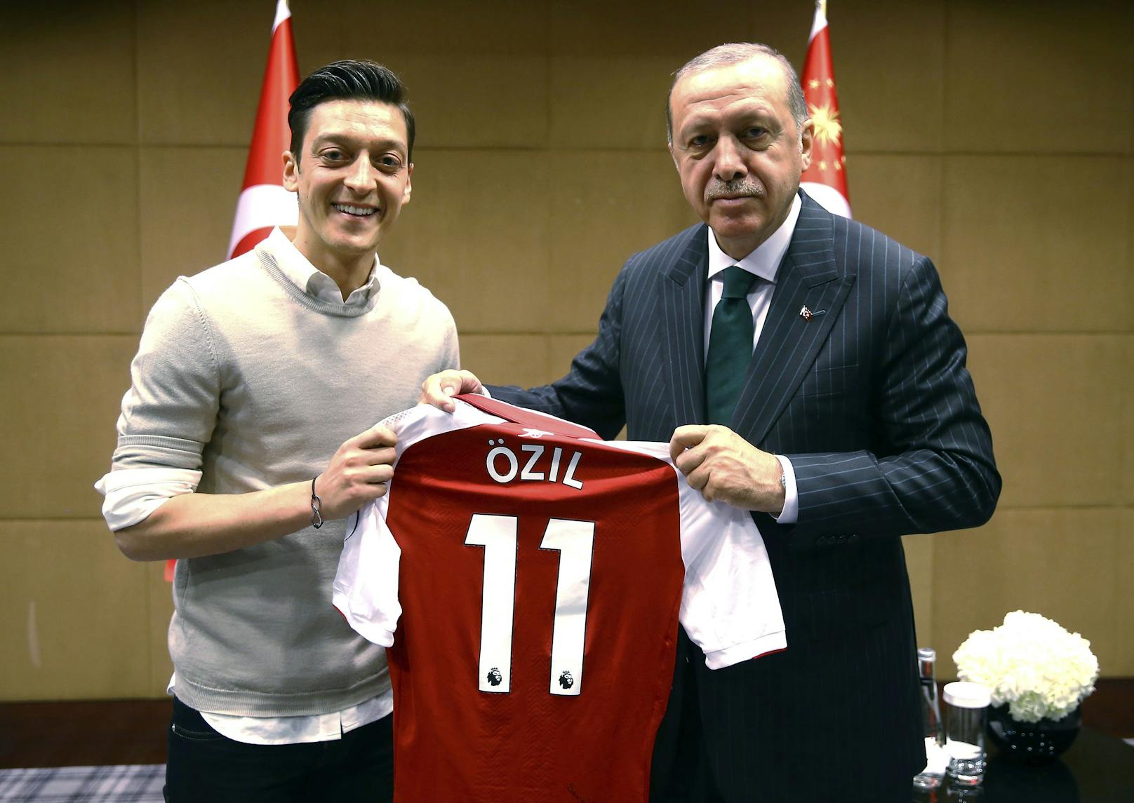 Mesut Özil und Recep Tayyip Erdogan