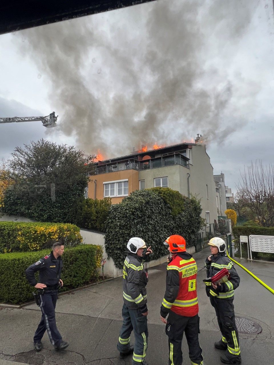 Am Karsamstag kam es in Floridsdorf zu einem Feuerwehr-Großeinsatz. 