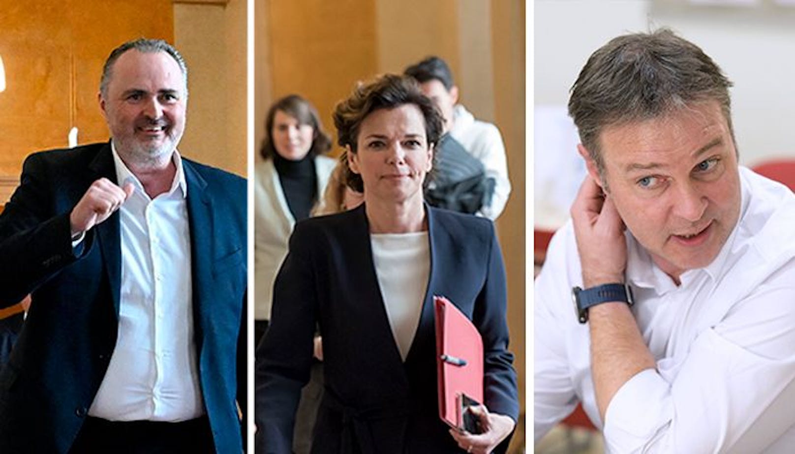 Im Rahmen einer Mitgliederbefragung gehen Hans Peter Doskozil, Pamela Rendi-Wagner und Andreas Babler ins Rennen um den SPÖ-Vorsitz. Ein Sonderparteitag am 3. Juni soll schließlich Klarheit in die Führungsfrage bringen.