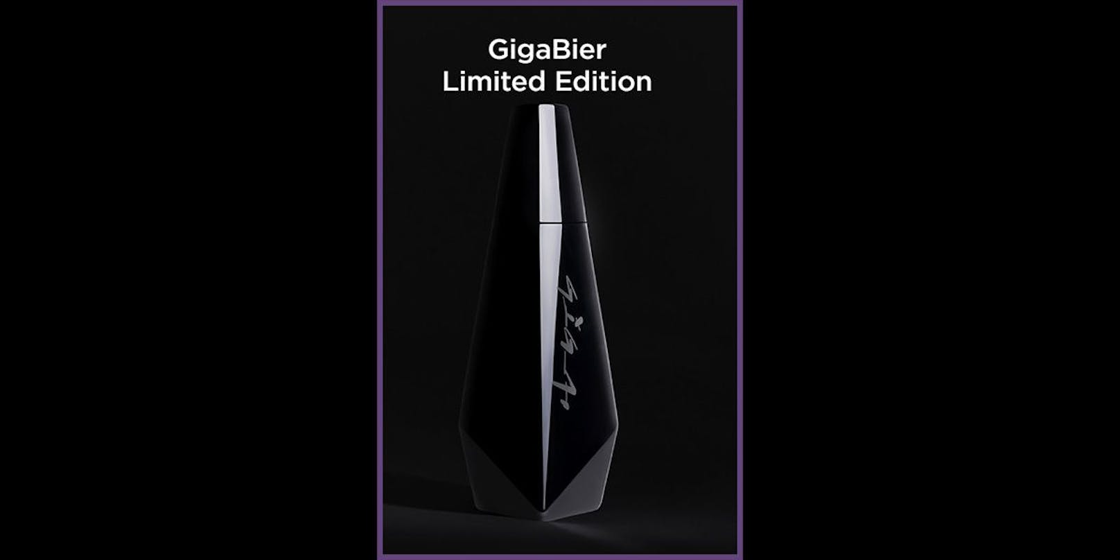 Schwarz, schlank, elegant: Allein das Design der Flasche erregt Aufmerksamkeit.