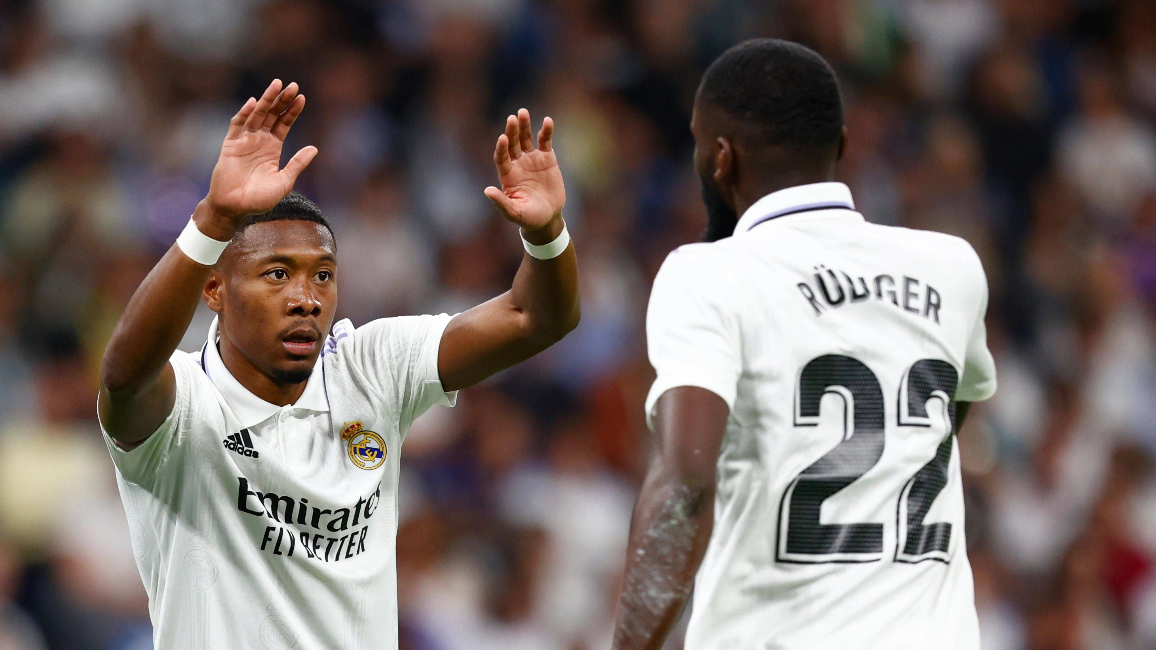 David Alaba mit Real Madrid in der Champions League. 