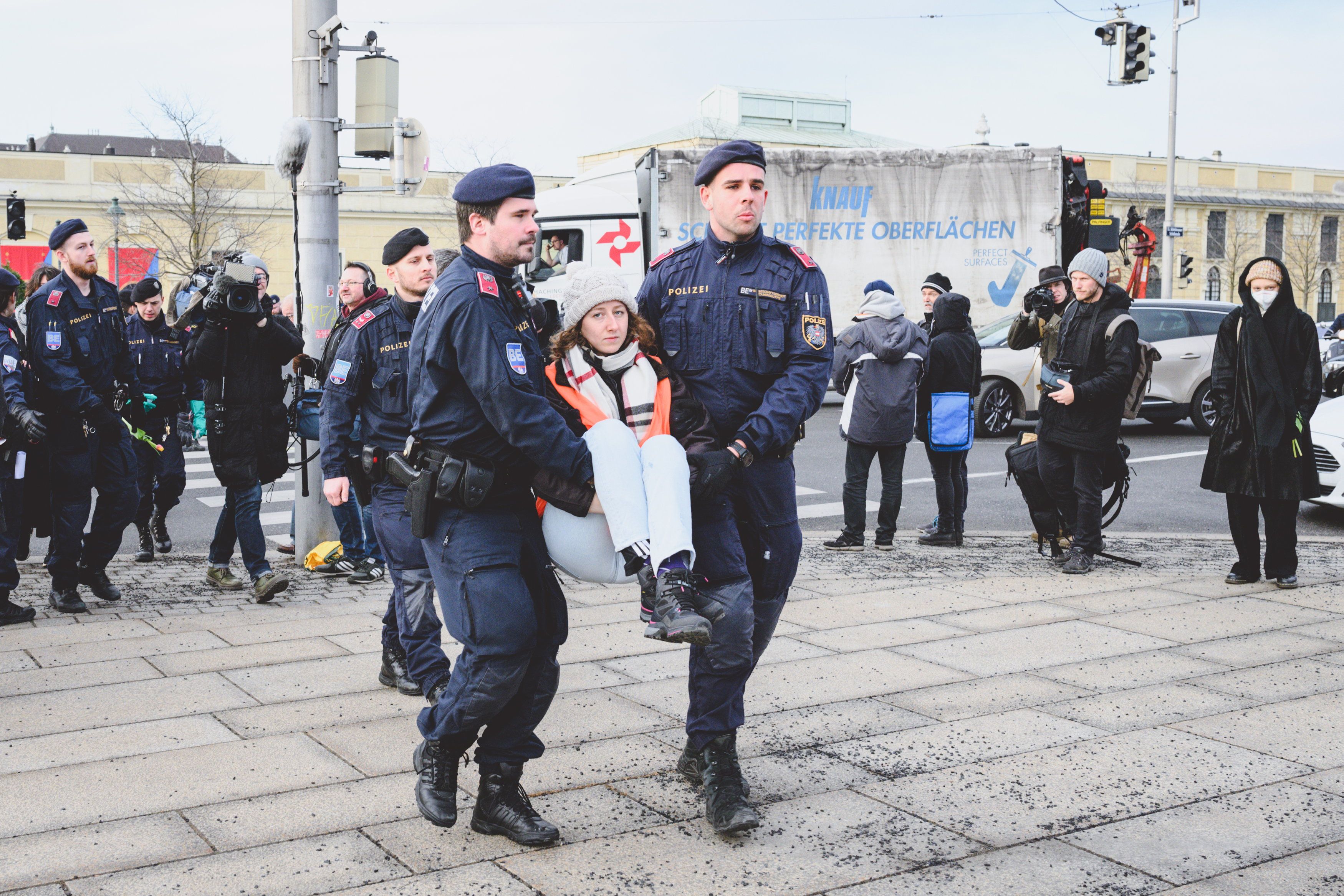 Werden Klima-Aktivisten bald präventiv eingesperrt? Die ÖVP könnte sich das vorstellen. 