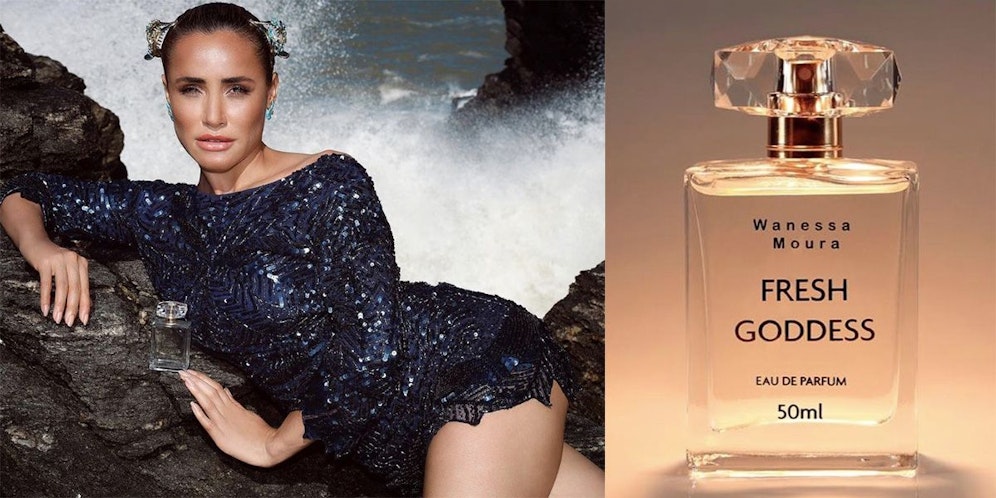 Ein 50ml-Flakon enthält 8 Milliliter von Wanessa Mouras Schweiß (Bild).