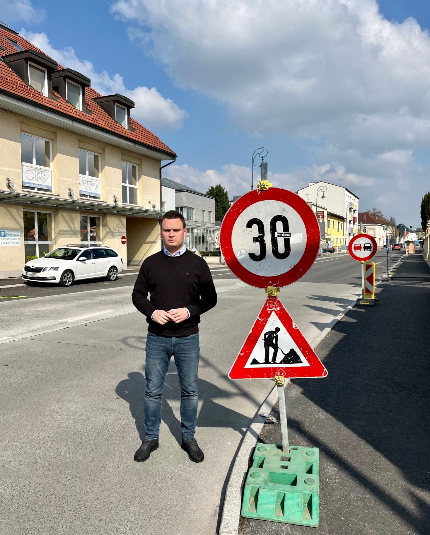 30er in Tulln (Archivfoto von A. Bors bei Baustelle) sorgt für geteilte Meinungen.