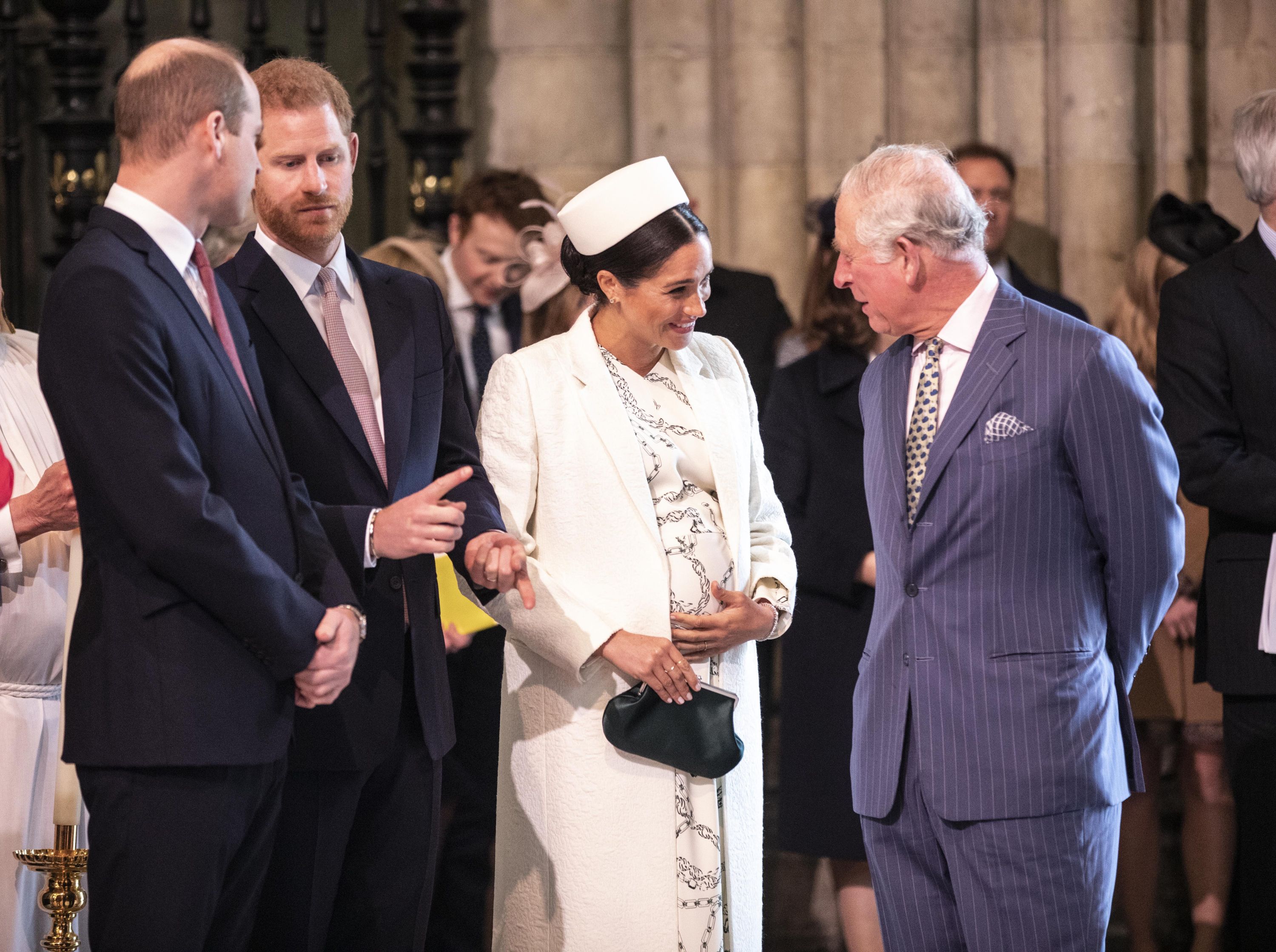 William, Harry, Meghan und Charles - hier auf einem Archivfoto vom  07.01.2023