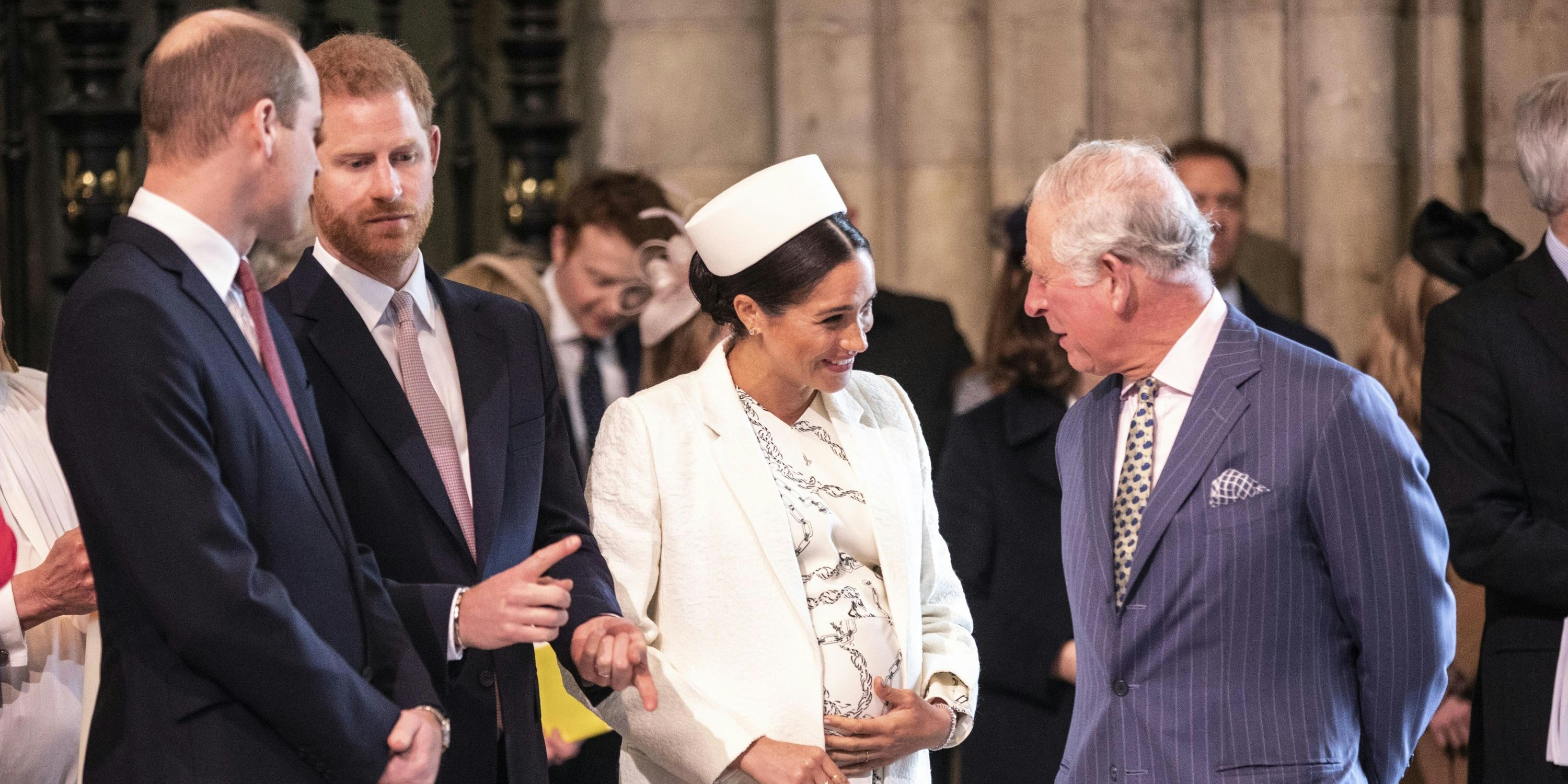 William, Harry, Meghan und Charles - hier auf einem Archivfoto vom  07.01.2023