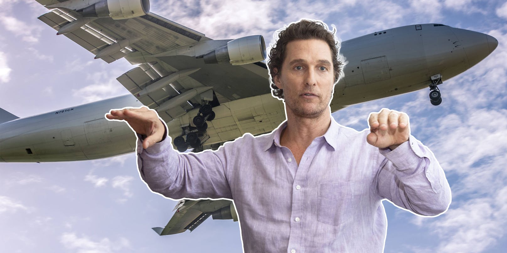 Wegen Lufthansa – McConaughey fürs Leben gezeichnet