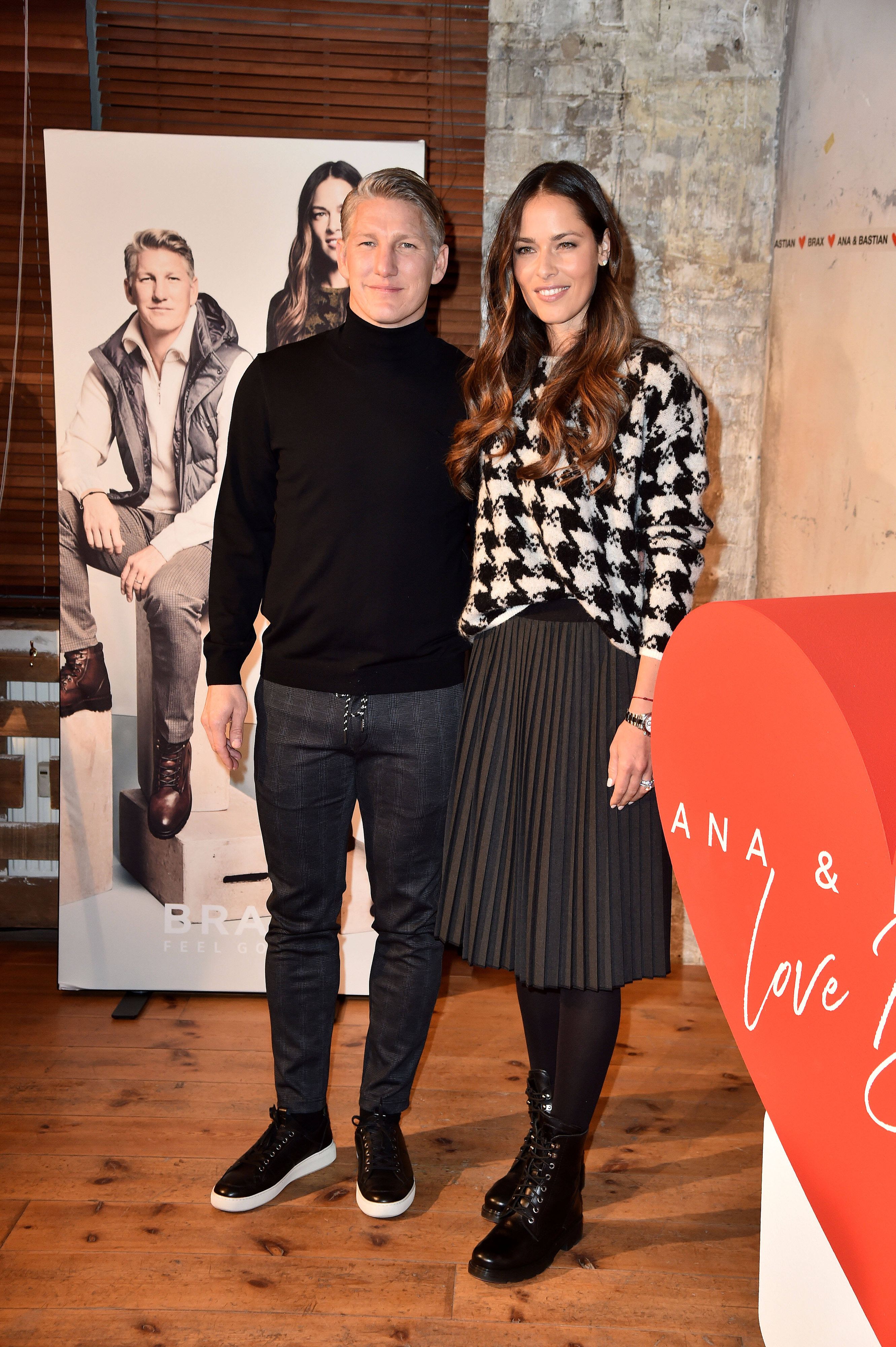  Bastian Schweinsteiger und seine Ehefrau Ana Ivanovic 