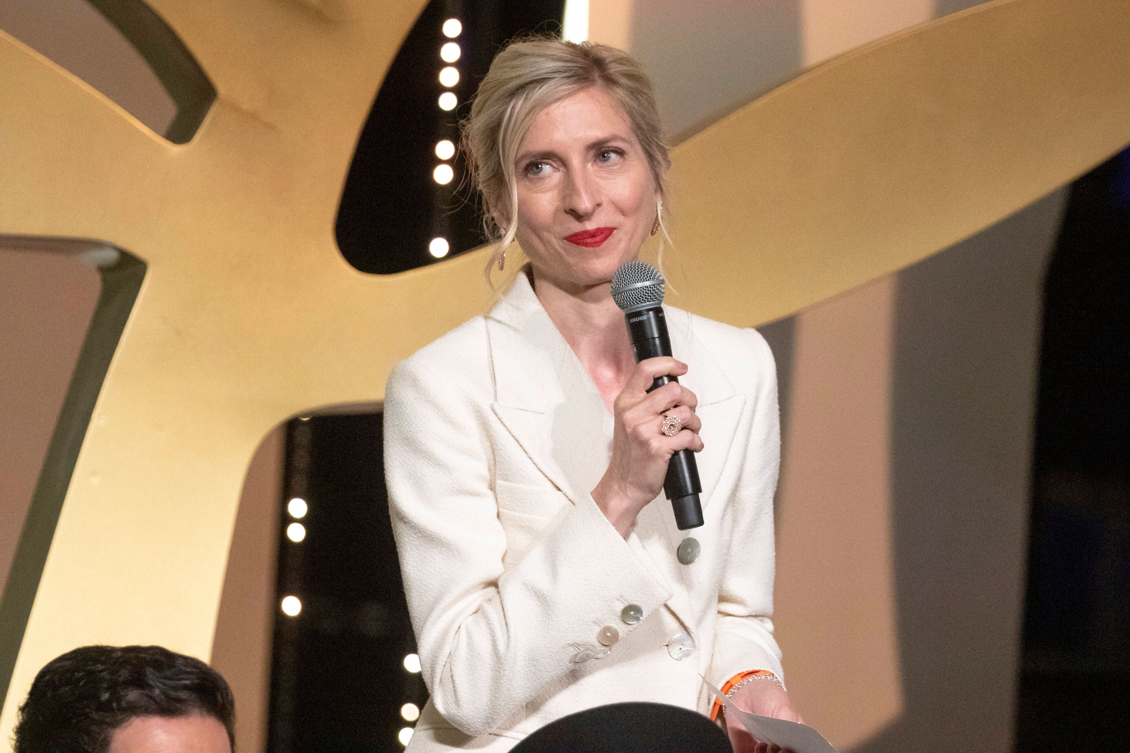July 17, 2021,  Jessica Hausner attends the closing ceremony of the 74th Annual Cannes Film Festival at Palais des Festivals in Cannes, France, on 17 July 2021. Photo:  - ZUMAm179 20210717_zep_m179_066 Copyright: xAlecxMichaelx
