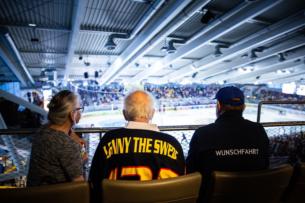 Lenny konnte noch einmal bei einem Spiel dabei sein.&nbsp;