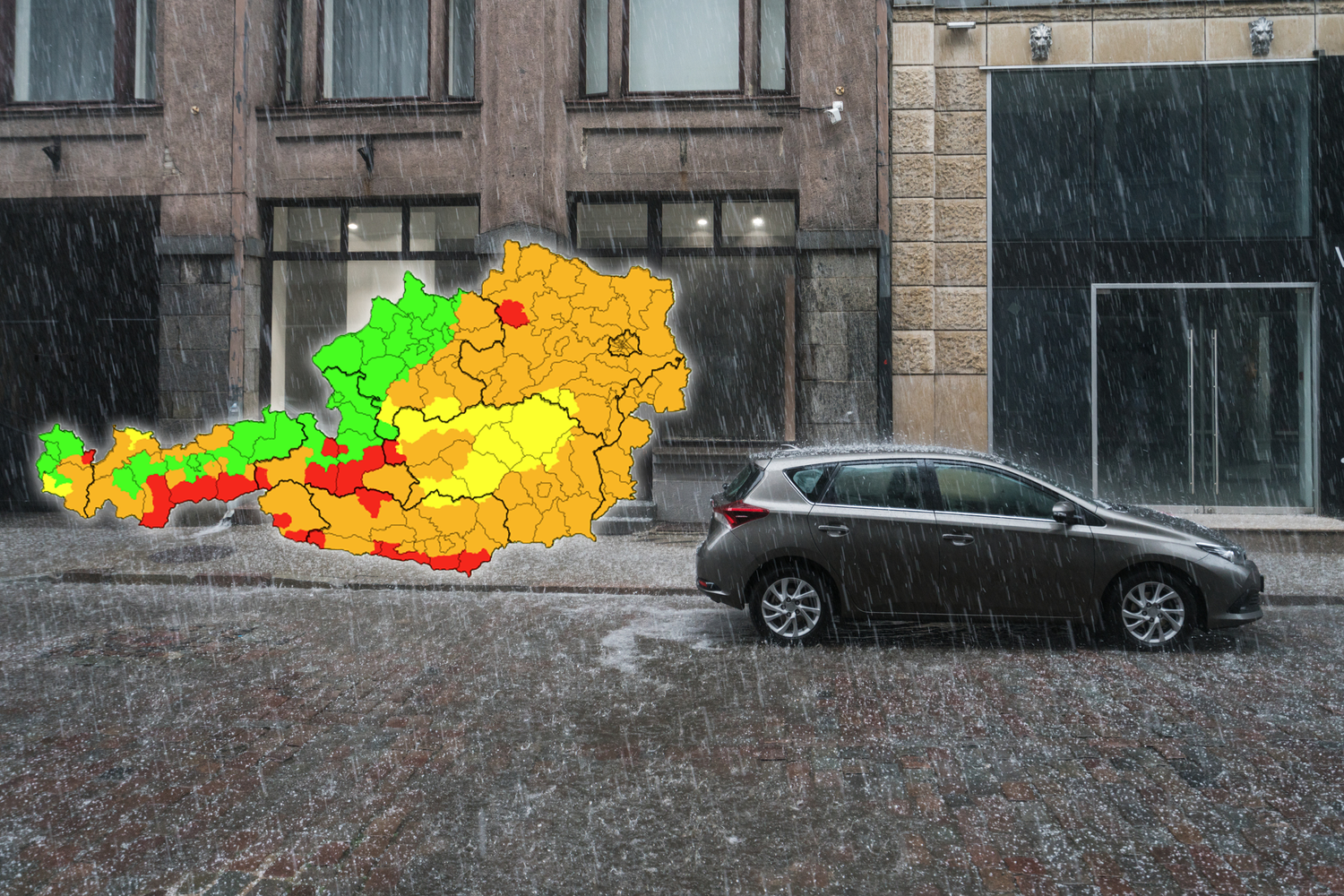 Schnee, Starkregen: Warnstufe Rot In 6 Bundesländern | Heute.at