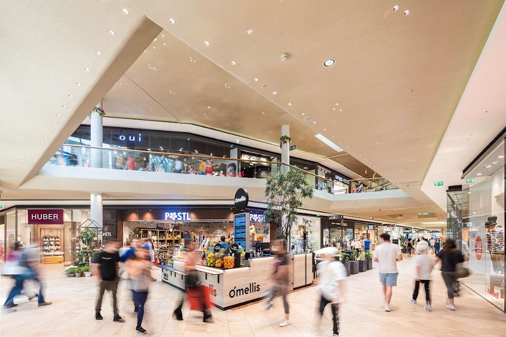 Das Shopping-Center in Wiener Neustadt konnte im Jahr 2022 gute Geschäfte machen.