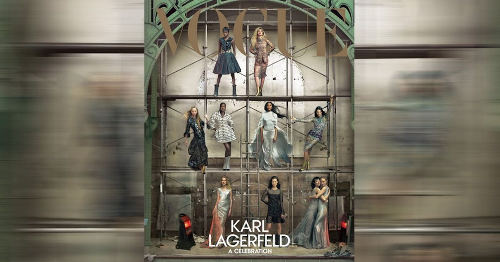 Das aktuelle Mai-Cover der US-"Vogue" wurde kritisiert, weil Lagerfelds Muse Cara Delevingne fehlte. <a data-li-document-ref="100265591" href="https://www.heute.at/g/life-fashion-beauty-wo-zur-hoelle-ist-cara-neues-vogue-cover-sorgt-fuer-furore-100265591">Link</a>
